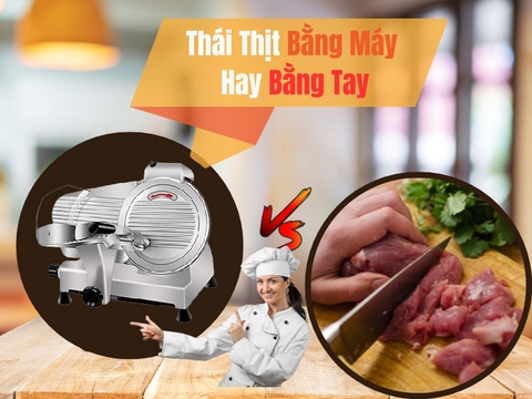 Tại sao bạn nên thái thịt bằng máy thay vì thái thịt bằng tay?