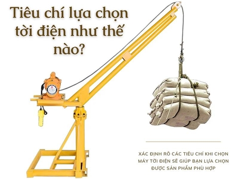 5 tiêu chí lựa chọn tời điện xây dựng phù hợp với nhu cầu