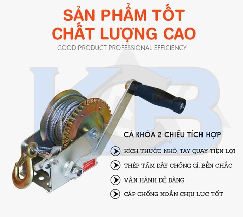 Ở đâu Bắc Ninh bán tời quay tay giá rẻ chất lượng