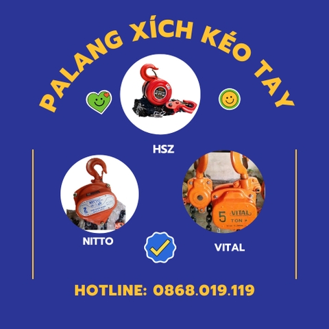 Lợi ích tuyệt vời của pa lăng xích kéo tay
