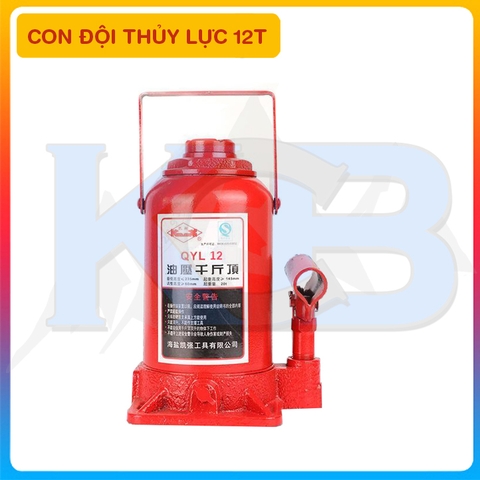 Con đội thủy lực 12 tấn