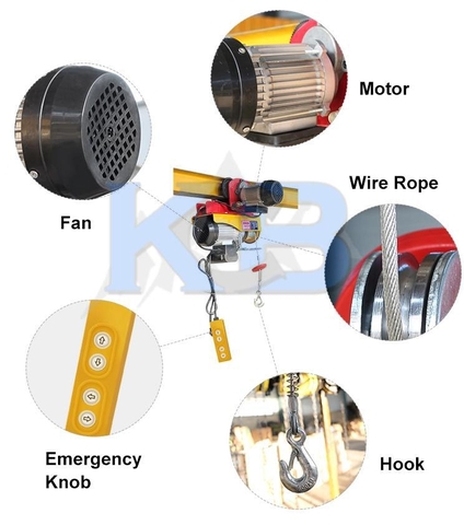 Tời điện KIO PA1000 - 12M