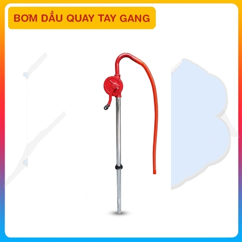 Bơm dầu quay tay gang