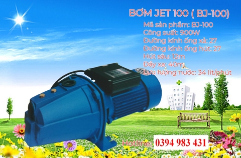 MÁY BƠM NƯỚC CON LỢN JET-100