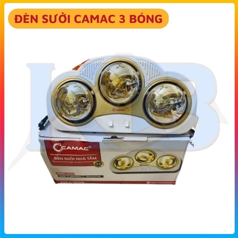 Đèn Sưởi Nhà Tắm Camac 3 bóng