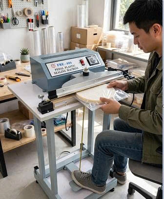 Máy Hàn Miệng Túi Dập Chân