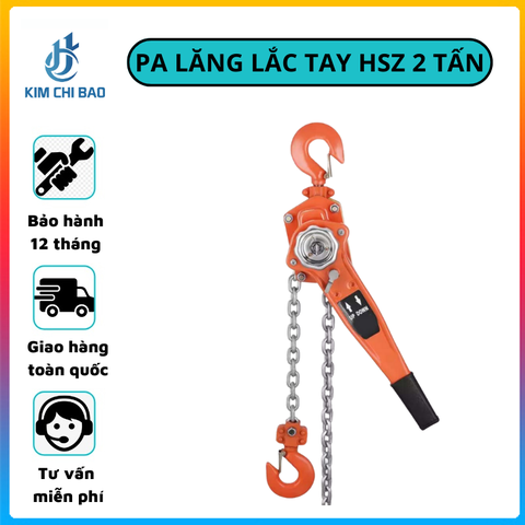 Pa lăng xích lắc tay HSZ 2T x 1.5M