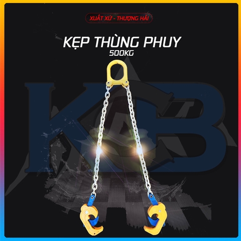 Kẹp thùng phi 0.5T kép