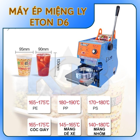 Máy ép miệng ly Eton-D6