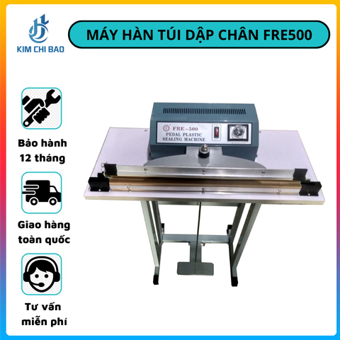 Máy hàn miệng túi dập chân FRE-500