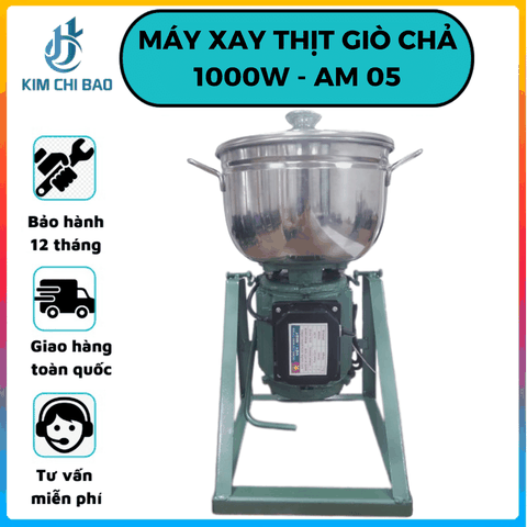 Máy xay thịt giò chả Việt Nhật 1000W - AM 05