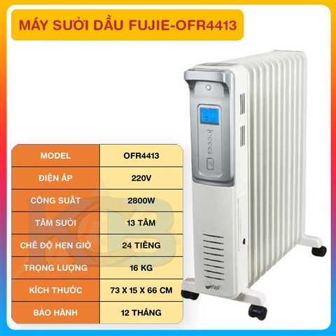 Máy sưởi dầu FujiE OFR4413