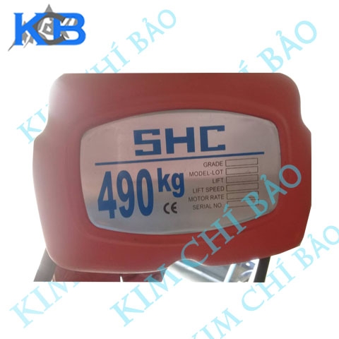 Palang xích điện SHC 220V 490kg - 3m