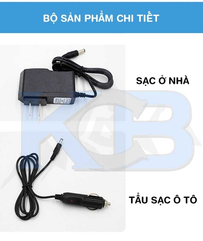 Bộ 2 sạc DC 12V 2A