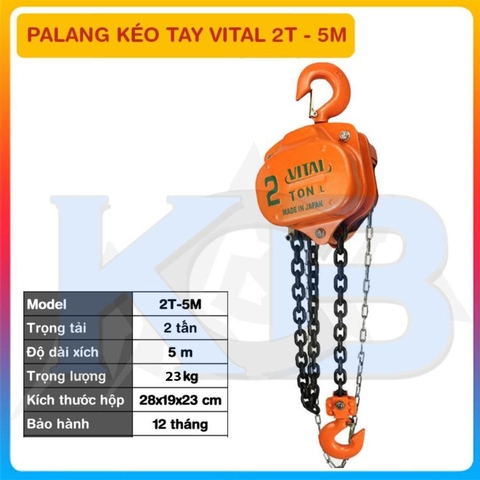 Palang kéo tay VITAL 2T-5M