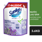 Nước lau sàn Sunlight Tinh dầu thảo mộc hương Lavender túi 3.6kg