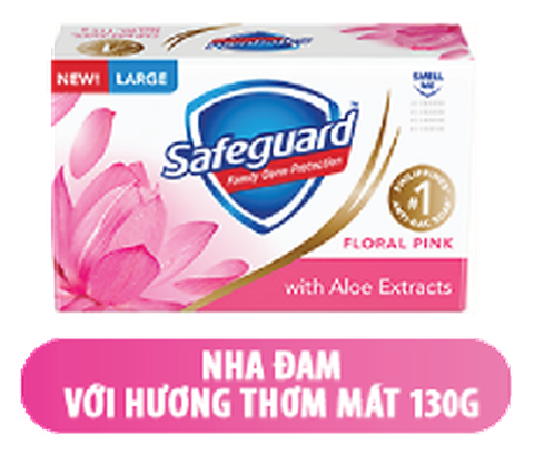 Safeguard Floral Pink with Aloe Extracts Bar Soap 130g