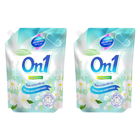 Bịch nước xả vải ON1 hương hoa thiên nhiên - xả quần áo lưu hương trên từng sợi vải