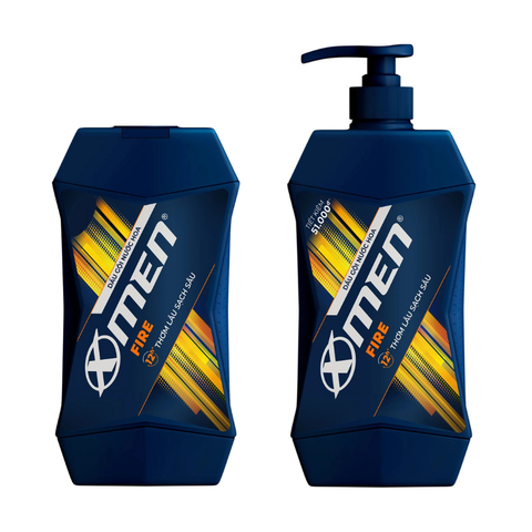 Dầu gội nước hoa X-Men Fire Active thơm mạnh mẽ 380G/ 650G