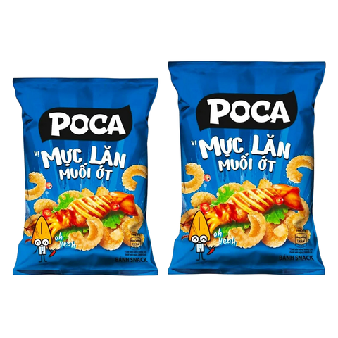 Snack mực lăn muối ớt Poca gói 32G/ 60G