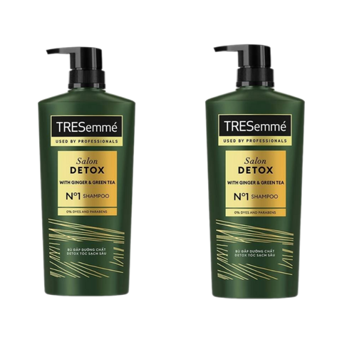 Dầu Gội TRESemmé Salon Detox Gừng và Trà Xanh Chai 640G/ 850G