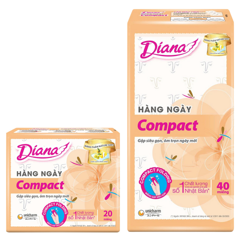 Băng Vệ Sinh Diana Sensi Hàng Ngày Compact