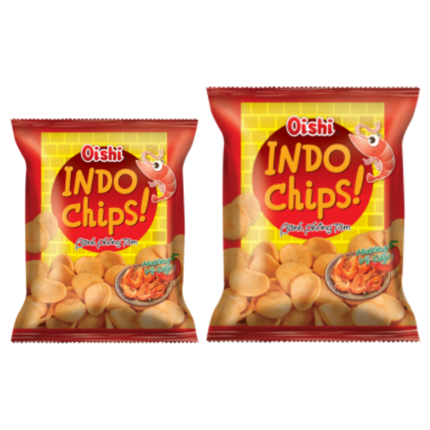Snack phồng mực Oishi Indo Chips 12G/32G