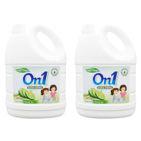 Nước rửa chén On1 tinh chất chanh sả sạch bóng vết dầu mỡ