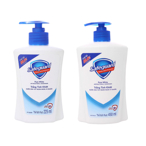 Nước rửa tay diệt khuẩn SafeGuard Trắng Tinh Khiết