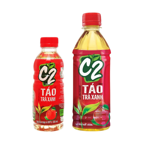 Trà xanh C2 hương táo 230ML/360ML