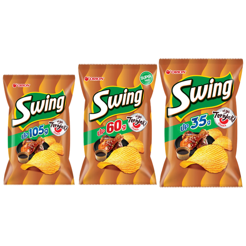 Snack bim bim Orion Swing gà teriyaki 35G/ 60G/ 105G