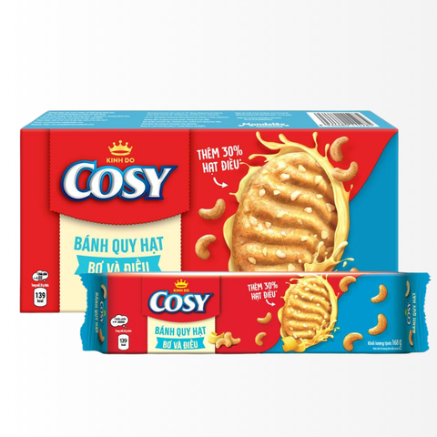 Bánh Quy Hạt Mini COSY Bơ và Điều