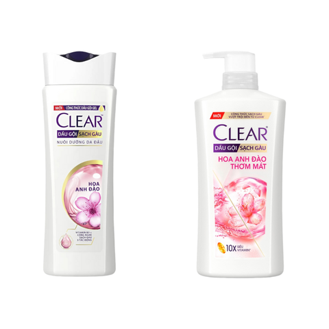 Dầu Gội Sạch Gàu Clear Hoa Anh Đào Băng Lạnh 340G/ 630G