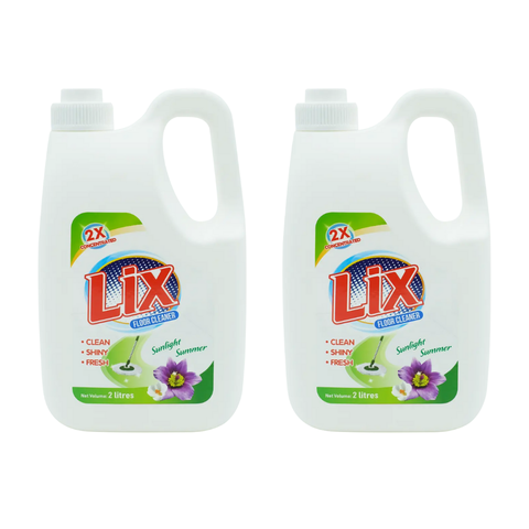 Nước lau sàn Lix hương nắng hạ can 2L/ 3.6L