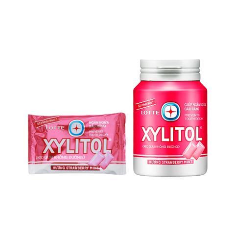 Kẹo Gum Xylitol Cool không đường hương strawberry mint