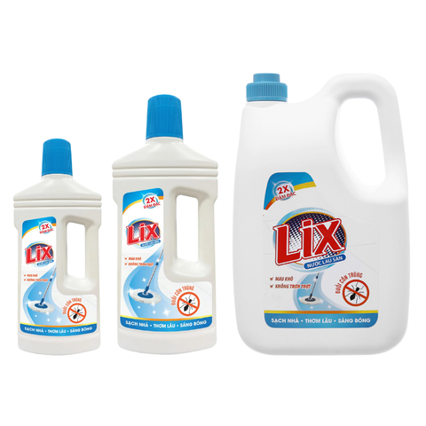 Nước lau sàn Lix 2x đậm đặc 1L/ 2L/ 3.6L
