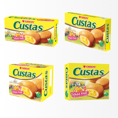 Bánh Custas Kem Trứng Hộp