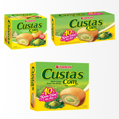 Bánh Custas Kem Cốm Hà Nội Hộp
