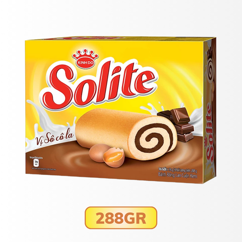 Bánh Bông Lan Solite Cuộn Kem Vị Socola