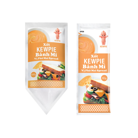 Xốt Kewpie Bánh Mì Vị Phô Mai 800G/80G