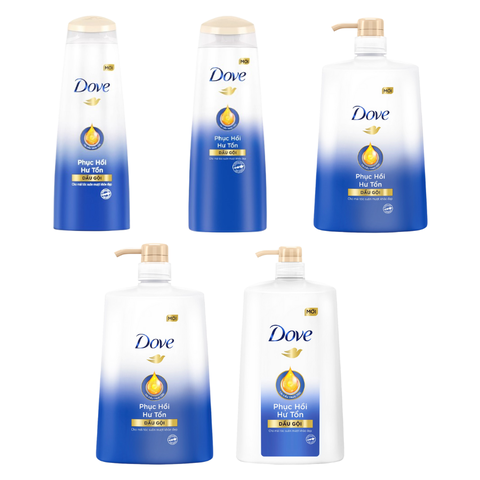 Dầu gội Dove Ceramide phục hồi hư tổn 170G/ 325G/ 640G/ 880G/ 1.4KG