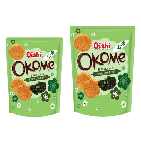 Bánh Gạo Nhật Vị Tảo Biển Okome 80G/100G