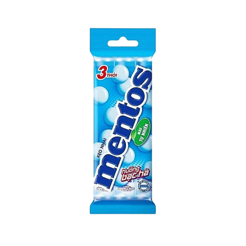Kẹo Nhai Mentos Hương Bạc Hà - 3 thỏi
