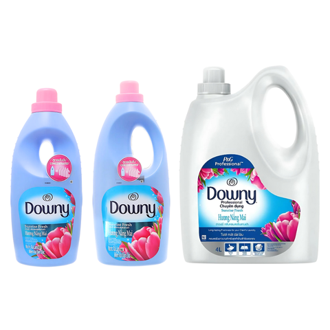 Nước xả vải Downy hương nắng mai chai 800ML/ 1.8L/ 4L
