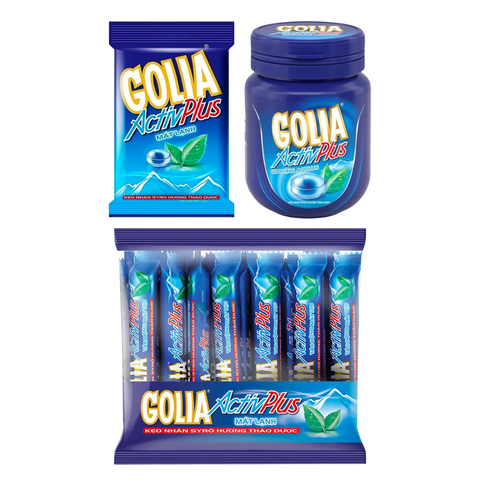 Kẹo Golia Activ Plus Hương Bạc Hà Mát Lạnh