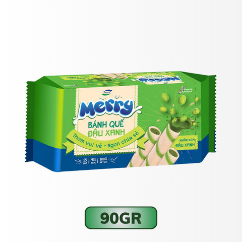 Bánh Quế Nhân Kem Đậu Xanh Merry
