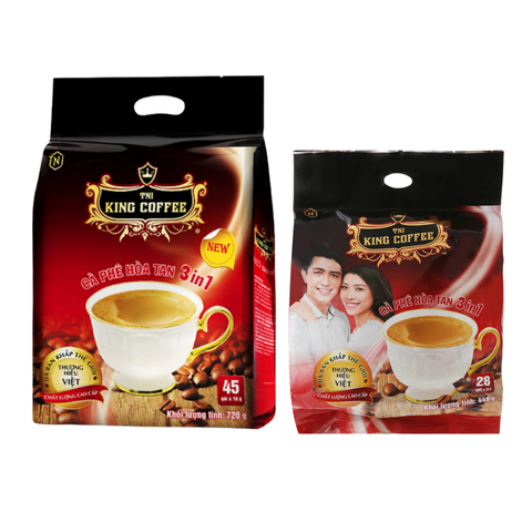 Cà Phê Hòa Tan 3IN1 KING COFFEE 448G/720G