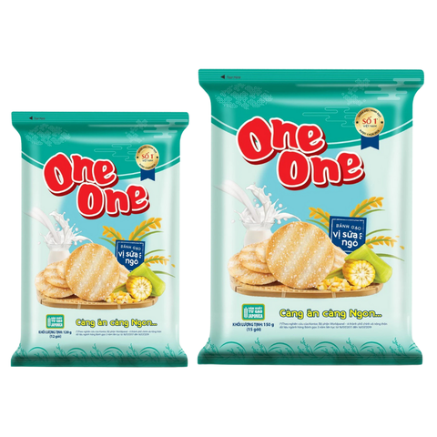 Bánh gạo One One vị sữa ngô 120G/ 150G
