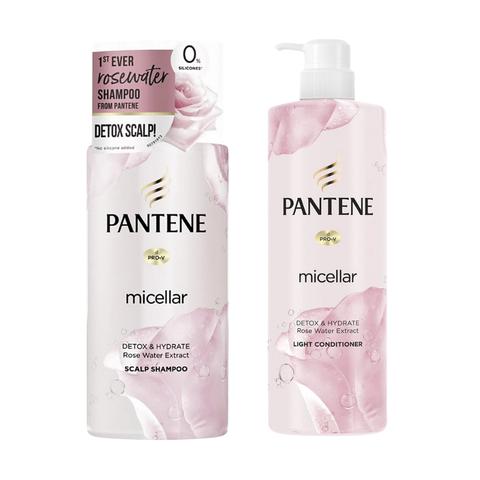 Dầu Gội Pantene Micellar Hương Hoa Hồng 300ML/ 530ML