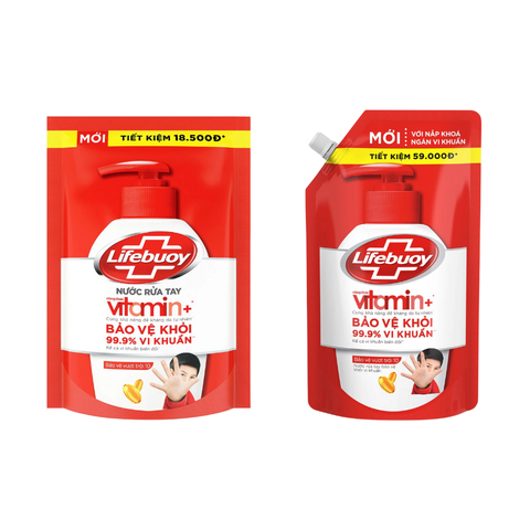 Nước Rửa Tay Lifebuoy Vitamin+ Bảo Vệ Vượt Trội